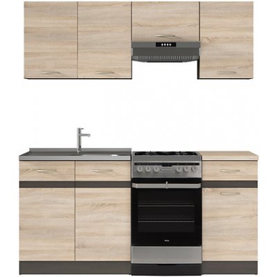 BRW Kuch.JUNONA MODUL VERZE2 1,7 (S) wenge/dub sonoma