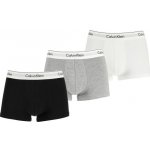 Calvin Klein Modern Cotton Stretch Low Rise Trunk 3-Pack Black/ White/ Grey Heather – Zbozi.Blesk.cz