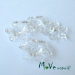Akrylový květ 22mm, 4ks, čirý – Zboží Mobilmania