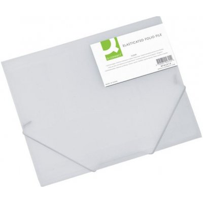 Q-Connect A4 desky s gumičkou transparentní mléčná – Sleviste.cz