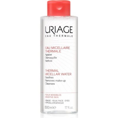 Uriage Eau Micellaire Thermale micelární čistící voda pro citlivou pleť se sklonem ke zčervenání (Soothes, Removes Make-Up, Cleanses) 500 ml – Zboží Mobilmania