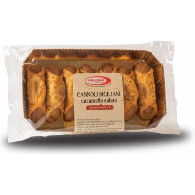 Naldoni Dolciaria Cannoli Siciliani se slaným karamelem salt caramel 200 g – Sleviste.cz