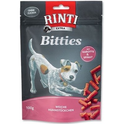 Rinti Dog Extra Mini Bits karotka & špenát 100 g – Hledejceny.cz