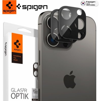 Spigen tR Optik 2 Pack Black iPhone 14 Pro/iPhone 14 Pro Max AGL05273 – Zboží Živě