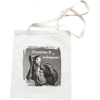 Bohemia Gifts Látková taška Pomůžu ti s nákupem