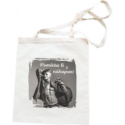 Bohemia Gifts Látková taška Pomůžu ti s nákupem – Zboží Mobilmania