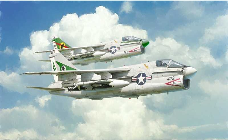 Italeri Model Kit A 7E Corsair II letadlo 1411 1:72