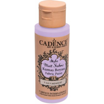 Cadence Textilní barva Style Matt Fabric fialová lila 50 ml – Zboží Mobilmania