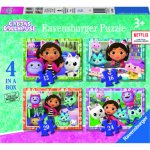 RAVENSBURGER Gábinin kouzelný domek 4v1 12 16 20 24 dílků – Zboží Mobilmania