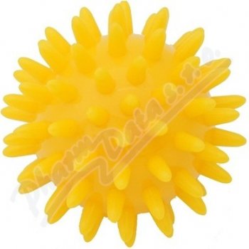 KineMAX Hedgehog Masážní míček ježek 6cm žlutý