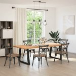 Omaxi 957338 Nohy k jídelnímu stolu ve tvaru V 2 ks černé 70 x 72-73,3 cm ocel – Zboží Dáma