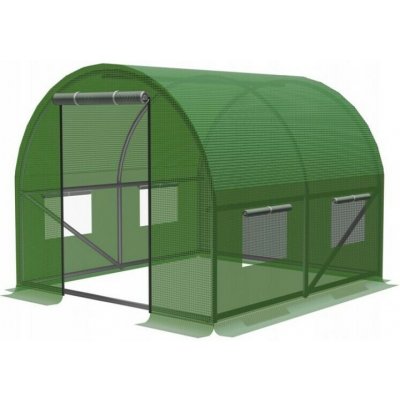 Pro-Tech shop Zahradní fóliovník 2-segmentový - zelený 2x2x2m 62372 TUN5545 – Zboží Dáma