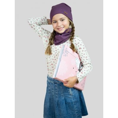 Doke Dětský set organic rib violet – Zboží Dáma