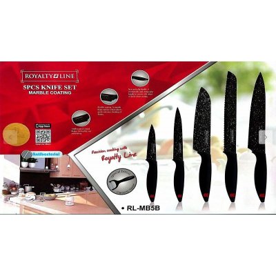 Sada nožů 5 černá – Sleviste.cz