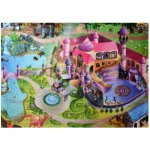 HOUSE OF KIDS Zámek princezna 3D Ultra Soft zelenorůžový – Zbozi.Blesk.cz