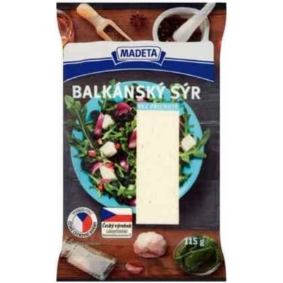 Madeta Balkánský sýr bez příchutě 115g – Zboží Mobilmania