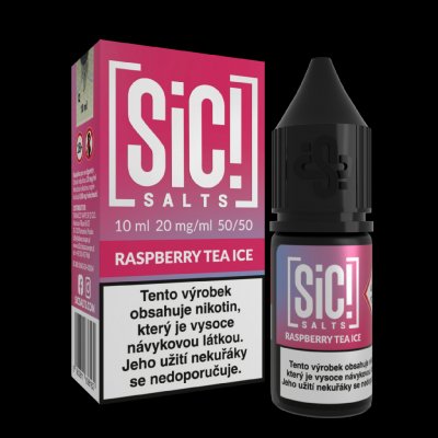 Sic!Salts Salt Raspberry Tea Ice 10 ml 20 mg – Hledejceny.cz