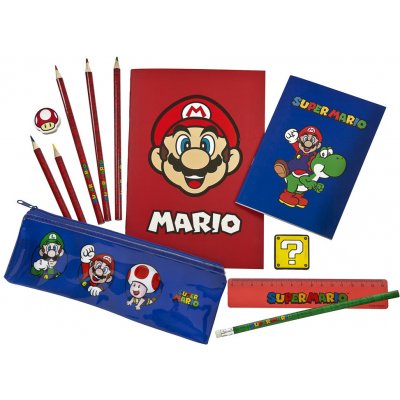 UnderCover Mega sada školních potřeb Super Mario – Zboží Dáma