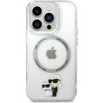 Pouzdro Karl Lagerfeld MagSafe Kompatibilní IML Karl and Choupette NFT iPhone 14 Pro čiré – Zboží Mobilmania