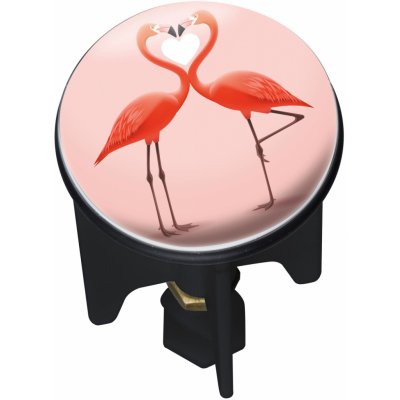 Wenko Zátka do odtoku Pluggy Flamingo Love 22871100 – Zboží Mobilmania