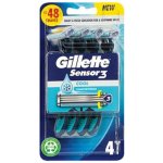 Gillette Sensor3 Cool 4 ks – Hledejceny.cz