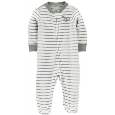 CARTER'S Overal na zip Sleep&Play Stripe Dino chlapec – Zboží Mobilmania