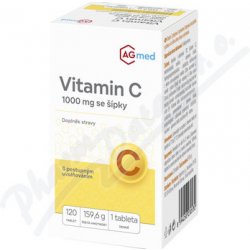 AGmed Vitamin C 1000 mg se šípky 120 tablet