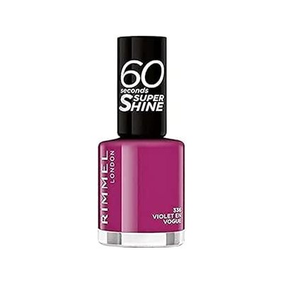 Rimmel 60 Seconds Super Shine 336 Violet ne Vouge lak na nehty- barva fialová 8 ml – Sleviste.cz