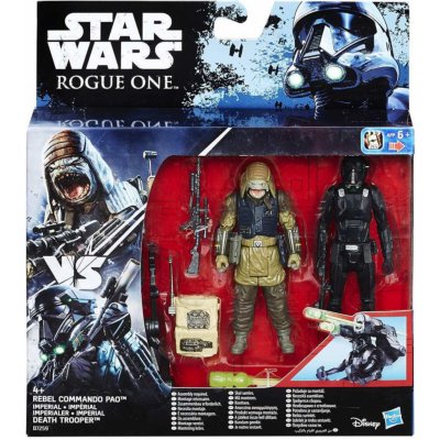 Hasbro Star Wars Rebel Commando Pao vs. Imperial Death Trooper Rogue One 10 cm – Zbozi.Blesk.cz