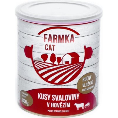 Sokol Falco FARMKA Cat se svalovinou 800 g – Sleviste.cz