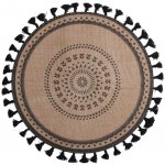 Mybesthome Prostírání kulaté jute hnědá 38cm – Hledejceny.cz