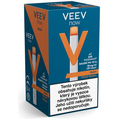 Veev Now Peach 20 mg 500 potáhnutí 10 ks – Zboží Dáma