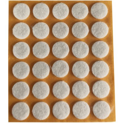 FOLMAG Samolepicí filc-kulatý, 15mm (30ks/arch)-bílý FMB 1019-15W – Hledejceny.cz