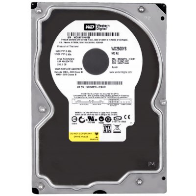 WD RE WD2500YS SATA/300 7200 RPM 16MB CAHCE NCQ 250 GB