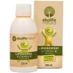 Liposomal Vitamin C 750 mg 250 ml ananas Ekolife Natura – Hledejceny.cz
