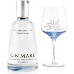 Gin Mare 42,7% 0,7 l (dárkové balení 1 sklenice) – Zboží Mobilmania