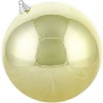 DECOLED Velká vánoční koule 40 cm, zlatá, lesklá, UV – Sleviste.cz