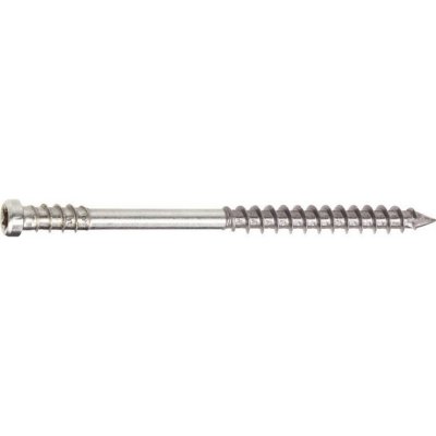 Terasový vrut KLIMAS 5x60 TORX T25 s podpůrným závitem NEREZ A2 válcová hlava (100 ks/bal) – Hledejceny.cz