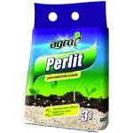 Agroperlit 8L, perlit (Agroperlit - granule asi 1 až 3 mm velké, vhodné pro výsevy, jako příměs do zahradnického nebo kokosového substrátu. Zvyšuje provzdušnění substrátu. Bílá barva. Inertní medium. – Hledejceny.cz