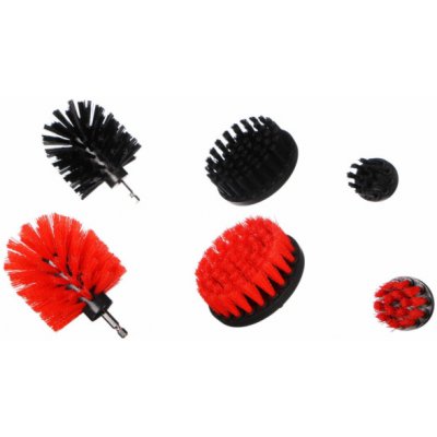 Sixtol Car Detailing Drill Brush 6 ks