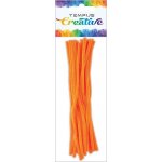 Tempus Plyšový drátek 30 cm oranžová barva 20 ks – Zbozi.Blesk.cz