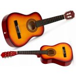 EcoToys Dřevěná kytara Louisa tmavě hnědá – Zboží Dáma