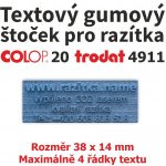 Trodat Colop Gumový štoček pro razítko 20, 4911 – Zboží Mobilmania