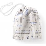 Biante Sandra SA-690 modré vláčky s letadýlky na bílém – Zboží Dáma