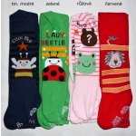 Dětské punčocháče s protiskluzem WOLF P2310 -68 červená – Zboží Mobilmania