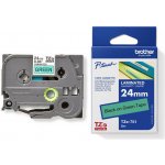 Brother TZE-751, zelená/černá, 24mm – Zboží Dáma