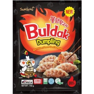 Pirohy Knedlíčky Buldak Hot Chicken mražené 700g Samyang – Zboží Dáma