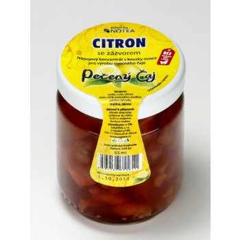 Notea Pečený čaj s cukrem Citron se zázvorem 55 ml