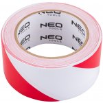 Neo tools Samolepicí výstražná páska 50 mm × 33 m červeno-bílá – Hledejceny.cz