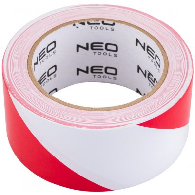 Neo tools Samolepicí výstražná páska 50 mm × 33 m červeno-bílá – Hledejceny.cz